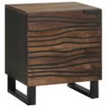 vidaXL Nočný stolík 2 ks Orech 40 x 33 x 46 cm Kompozitné drevo