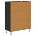 vidaXL Servírovacia skriňa Čierny dub 69,5 x 34 x 90 cm