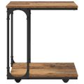 vidaXL Bočný stôl Staré drevo 50 x 35 x 55.5 cm Kompozitné drevo
