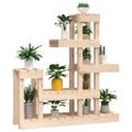 vidaXL Stojan na rastliny 92x25x97 cm masívna borovica