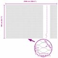 vidaXL Hexagonálny plot s stĺpom 25 x 1,4 m PVC potiahnutá oceľ Sivá