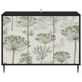 vidaXL Servírovacia skriňa GOTHA Čierny dub 102 x 33 x 76 cm