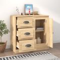vidaXL Komoda dub sonoma 70x35,5x67,5 cm spracované drevo