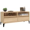 vidaXL TV skrinka dub sonoma 100x34,5x44,5 cm spracované drevo