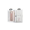 Puzdro Guess pre iPhone 14 Pro Max 6,7" GUHCP14XPSATLP ružová HC Saffiano PU Triangle