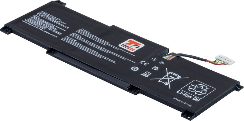 Batéria T6 Power MSI BTY-M491, 4600mAh, 52,4Wh, 3cell, Li-pol, white connector