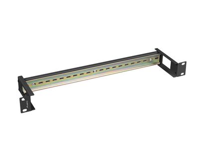 Montážna lišta din TS-35 19'' 1U čierna lanberg