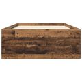 vidaXL Rám postele so skladom Staré drevo 80 x 200 cm Kompozitné drevo