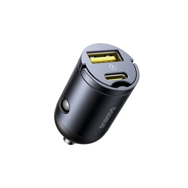 Baseus Tiny Star Mini Nabíjačka do Autá USB-A/USB-C 30W Cosmic Black