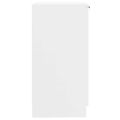 vidaXL Botník biely 30x35x70 cm spracované drevo