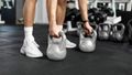 Kettlebell Bitumenový 6 kg sivý REBEL ACTIVE RBA-2322G-06