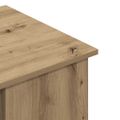 vidaXL Stôl Artisan Dub 100x55x75 cm Konštruktérske drevo