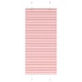 vidaXL Plisovaná roleta ružová 65x150 cm šírka látky 64,4 cm polyester