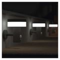 LED záhradné solárne nástenné svietidlo TERION, senzor súmraku, 12,5 x 14,7 x 14,6 cm
