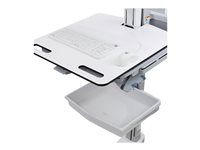Sliding Worksurface - Vozík - pre LCD displej / PC vybavenie - zdravotný - hliník, pozinkovaná oceľ, vysoko kvalitný plast - veľkosť obrazovky: až 24"