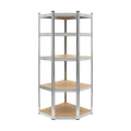 Kovový skladovací regál Atos RB-1254 180x40x70 strieborný