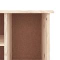 vidaXL Lavička na topánky ALTA 100x35x45 cm borovicový masív