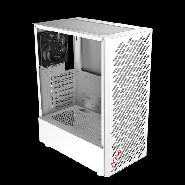 Adata XPG VALOR AIR/Midi Tower/Transpar./Biela