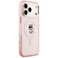 Puzdro Karl Lagerfeld pre iPhone 17 Pro Max 6,9" IML Choupette Sketch Logo MagSafe ružová