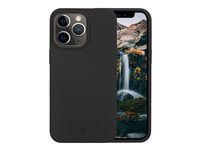 Zadný kryt pre mobilný telefón - bulk - plast - čierna - pre Apple iPhone 12, 12 Pro