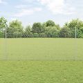 vidaXL Hexagonálny plot s stĺpom 100 x 1,2 m Pozinkovaná oceľ