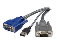 1,8m Ultra-Tenký USB VGA 2-v-1 KVM kábel - SVUSBVGA6