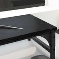vidaXL Stojan na monitor Čierny dub 55 x 23 x 14 cm Kompozitné drevo