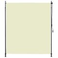 vidaXL Vonkajšia zatemňovacia roleta krémová 200x270 cm