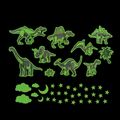 Dekorácia na stenu dinosaury svietiace v tme