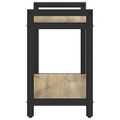 vidaXL Regál na knihy 60 x 30 x 50 cm Kompozitné drevo Sonoma dub