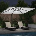 vidaXL Roma Parasol Béžová 286 x 284 x 270 cm Hliník a polyester