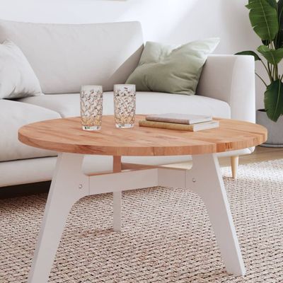 vidaXL Stolová doska Ø80x2,5 cm okrúhla masívny buk