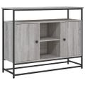 vidaXL Komoda sivá sonoma 100x35x80 cm kompozitné drevo