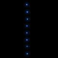 vidaXL LED reťaz, 150 diód, modrá 15 m, PVC