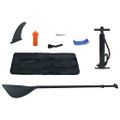vidaXL Stand up paddleboard SUP, nafukovací, modro biely