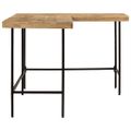 vidaXL Stôl 165x110x77 cm z masívneho dreva mango a železo