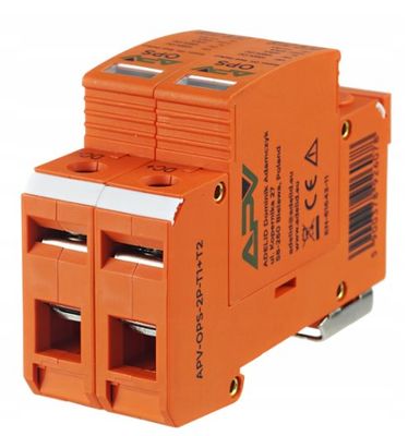 Adelid APV-OPS-2P-T1+T2 Prepäťová ochrana, B+C (T1+T2) DC pre FVE Adelid APV-OPS-2P-T1+T2 Přepěťová ochrana, B+C (T1+T2) DC pro FVE