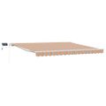vidaXL Sklopná markíza Viacfarebný 400 × 300 cm Tkanina a hliník