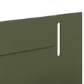 vidaXL Obrubník trávnika 10 ks 102 x 4 x 4 cm Oceľ Olivovo zelená