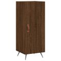 vidaXL Komoda hnedý dub 34,5x34x90 cm spracované drevo