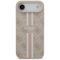 Púzdro Guess 4G Printed Stripes MagSafe pre iPhone 17 Air ružové