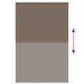 vidaXL Zatemňovacia roleta, kávová, 150x210 cm, šírka látky 146,6 cm, polyester