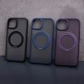 Otočné puzdro Mag Ring pre iPhone 12 / 12 Pro 6,1" fialová
