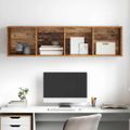 vidaXL Zostava TV skriniek 37 x 37 x 142,5 cm Staré drevo