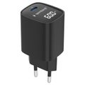 GEMBIRD Nabíjačka, USB-C, 60W, LCD, čierna