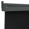 vidaXL Bočná markíza na balkón 125x250 cm, čierna