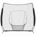 vidaXL Sieť na tréning bejzbalu Čierna 250 x 106 x 209 cm Polyester
