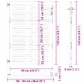 vidaXL Záhradná brána 85 x 150 cm Povrchovo upravená oceľ Zamykateľné