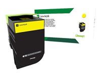 Vysoká výtěžnost - žlutá - originální - kazeta s barvivem LCCP, LRP - pro Lexmark CX410de, CX410dte, CX410e, CX510de, CX510dhe, CX510dthe
