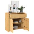 vidaXL Servírovacia skriňa so zásuvkou Drammen Dub 79 x 43 x 75.5 cm